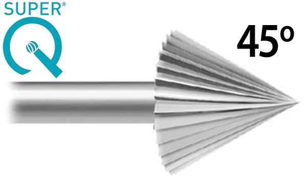 Cone 45° Stone Setting (Super-Q NN) Medium Serrations