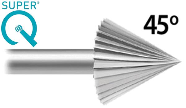 Cone 45° Stone Setting (Super-Q NN ) Coarse Serrations, Popular