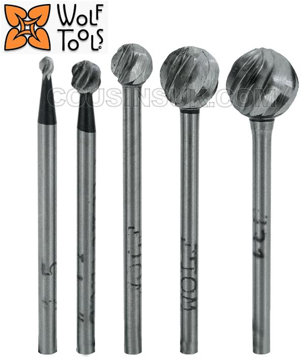 Wax Burrs, Ball (Wolf Tools & Chinese)