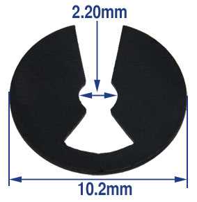 Ø2.20mm (10.2 x 2.20mm) C-Clip Click Spring