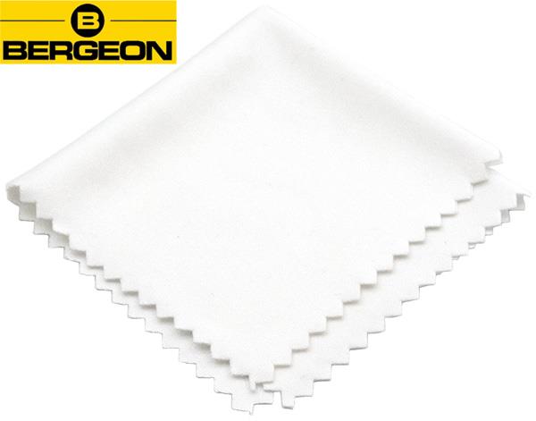 Tissu Microfibre Noir Bergeon 7850 - 300x350 Mm, Neuf Avec étiquettes