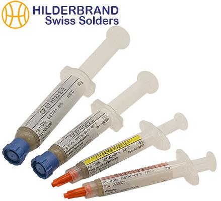 Solder Syringes, 9ct, 18ct, Silver