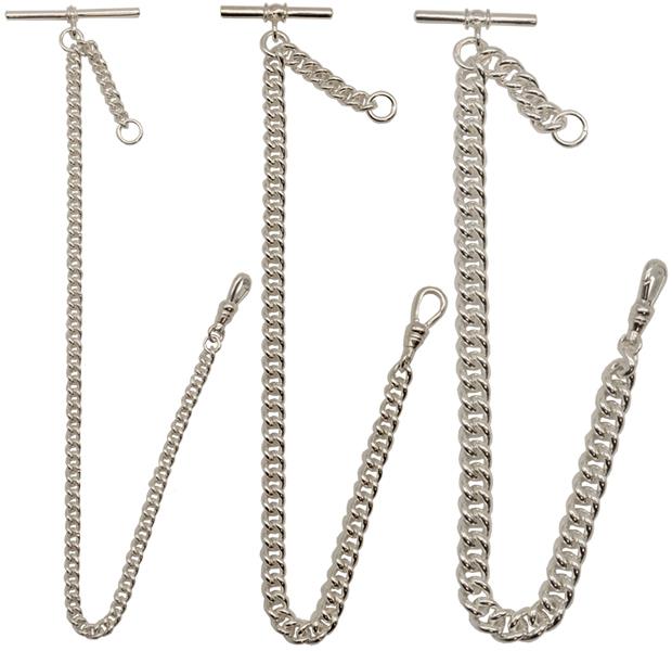 Silver Single Curb Watch Alberts