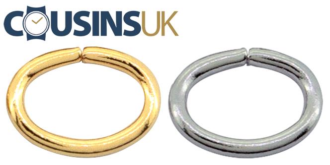 Base Metal (Plated), Oval