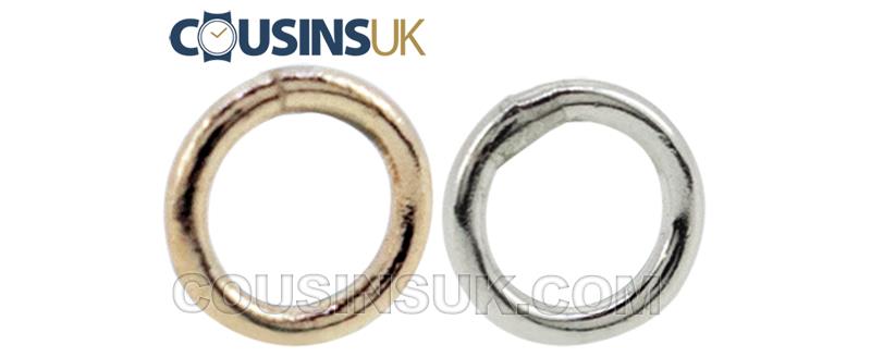 Closed Jump Rings (9ct & Silver)