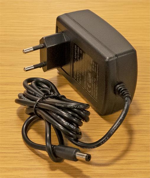 Plug & Cable (2 Pin, EU), Black