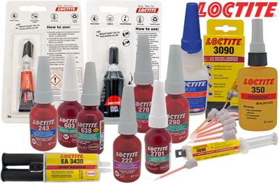 Complete Range of Loctite Adhesives!