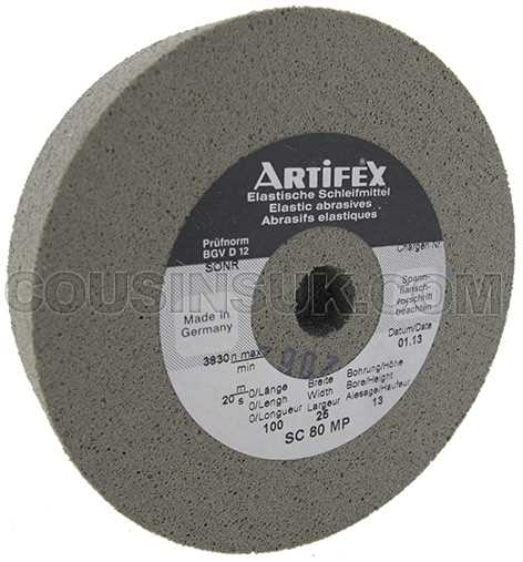 80 Grit, Ø100 x 25 x 13mm (Medium/MP)