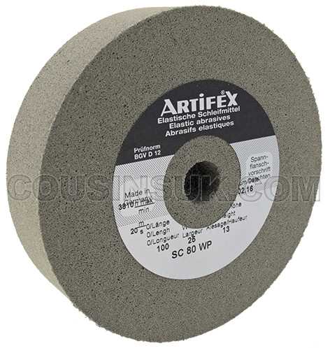 80 Grit, Ø100 x 25 x 13mm (Soft/WP)