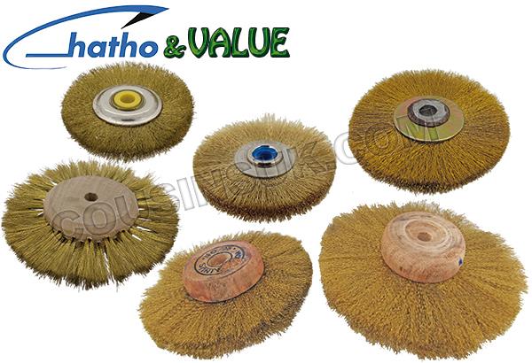 Brass Wheels (Metal cleaning / texturing)