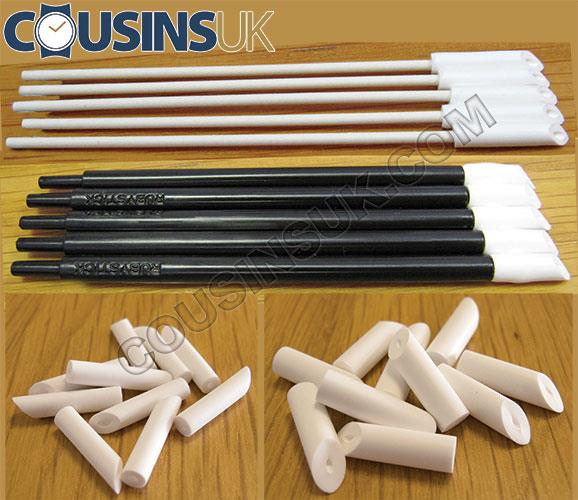Rubber Head (Rubystick) Cleaning Swabs