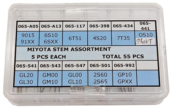 Miyota Stem Kit (11 Part Numbers)