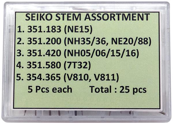 Seiko Stem Kit (5 Part Numbers)