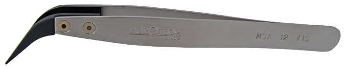Horotec MSA12.713 Carbon Fibre Tweezers – Fine Tip, Hard Tipped, Watchmaker Precision – Made In Switzerland