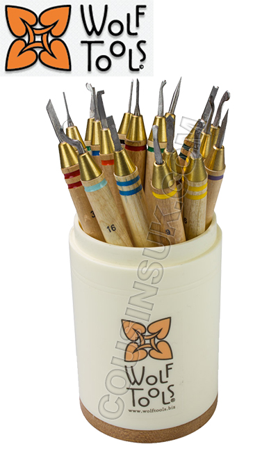 Wax Carvers (Wolf Tools), Set of 18