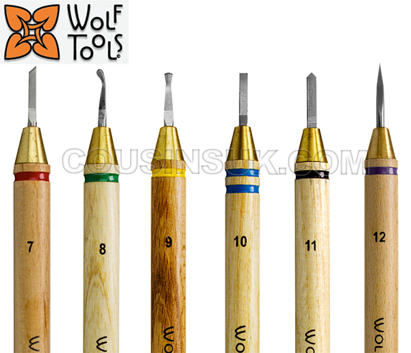 Wax Carvers (Wolf Tools), Set of 6