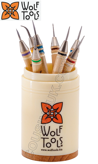 Wax Carvers (Wolf Tools), Micro Carvers Set of 8